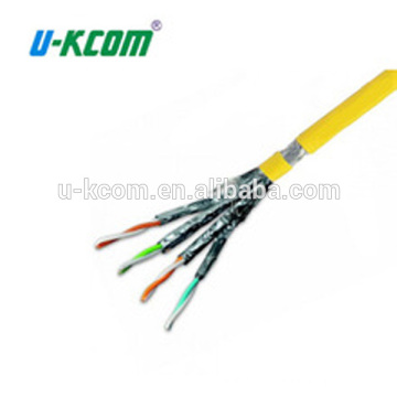 Cat6a utp ftp 23awg ethernet cable a granel, utp cat6a cable cat5e cable de red, cables de comunicación con alta calidad